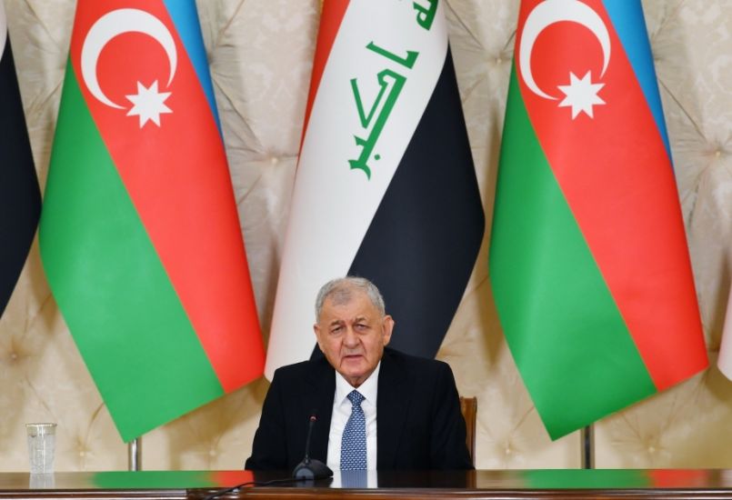 İraq Prezidenti: "Azərbaycan üçün yeni mühit yaratmalıyıq"