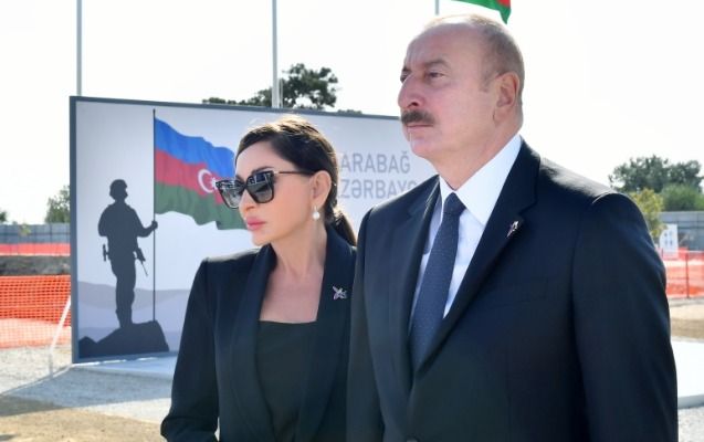 Prezident və xanımı "Yuxarı Vəng” Su Elektrik Stansiyasının açılışında