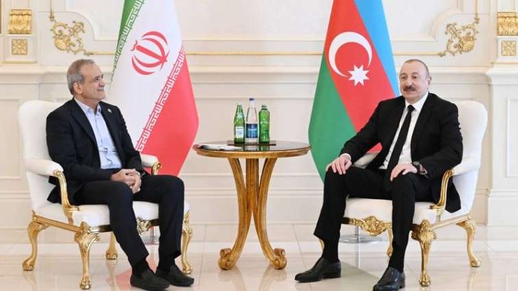 Əliyev Pezeşkiana başsağlığı verdi