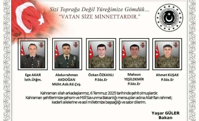 Türkiyədə şəhid olan hərbçilərin sayı artdı