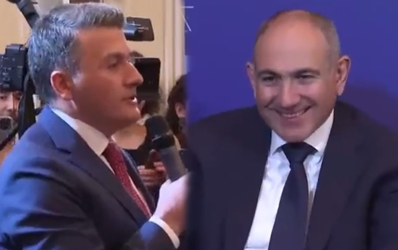 Biri Paşinyanı ermənicə salamlayır, o biri ermənini bağrına basır!..